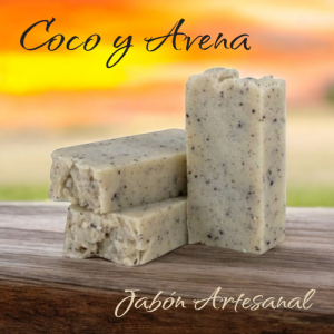 JABÓN ARTESANAL COCO AVENA