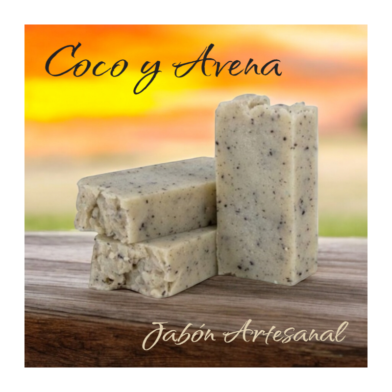 JABÓN ARTESANAL COCO AVENA